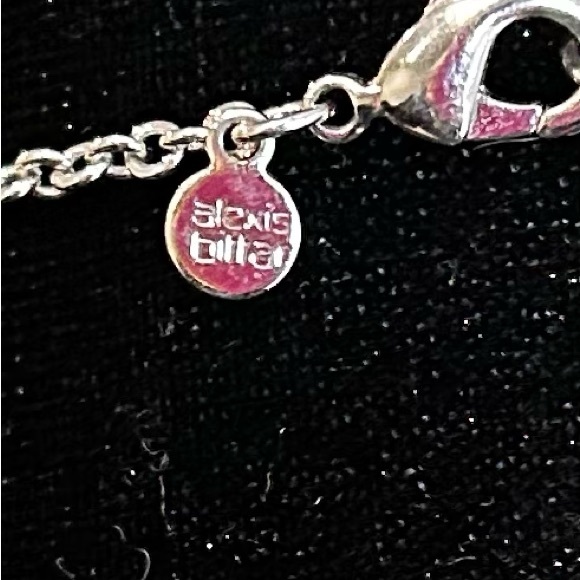 Alexis Bittar  Turquoise Lucite Pendant Necklace - Picture 3 of 3